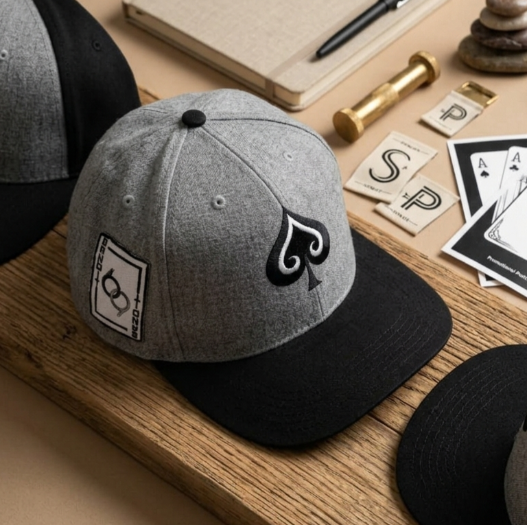 Ace of Spades  Heather Grey Cap