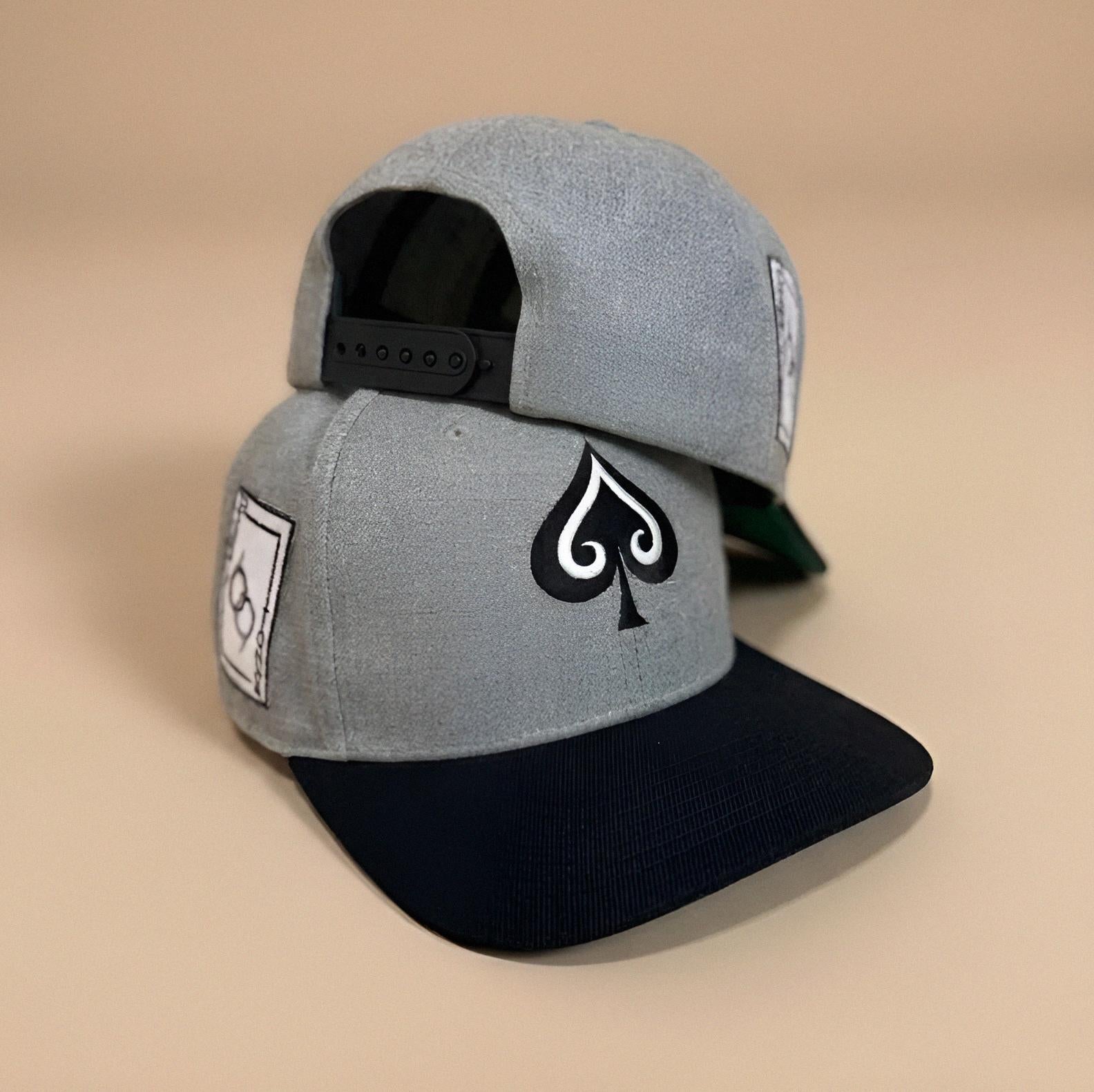 Ace of Spades  Heather Grey Cap